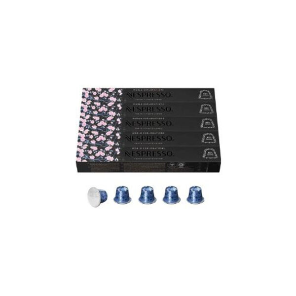 Nespresso Capsules OriginalLine Tokyo Vivalto Lungo, Medium Roast Coffee, 50 Count Coffee Pods, Brews 3.7 Ounce (ORIGINAL LINE ONLY)