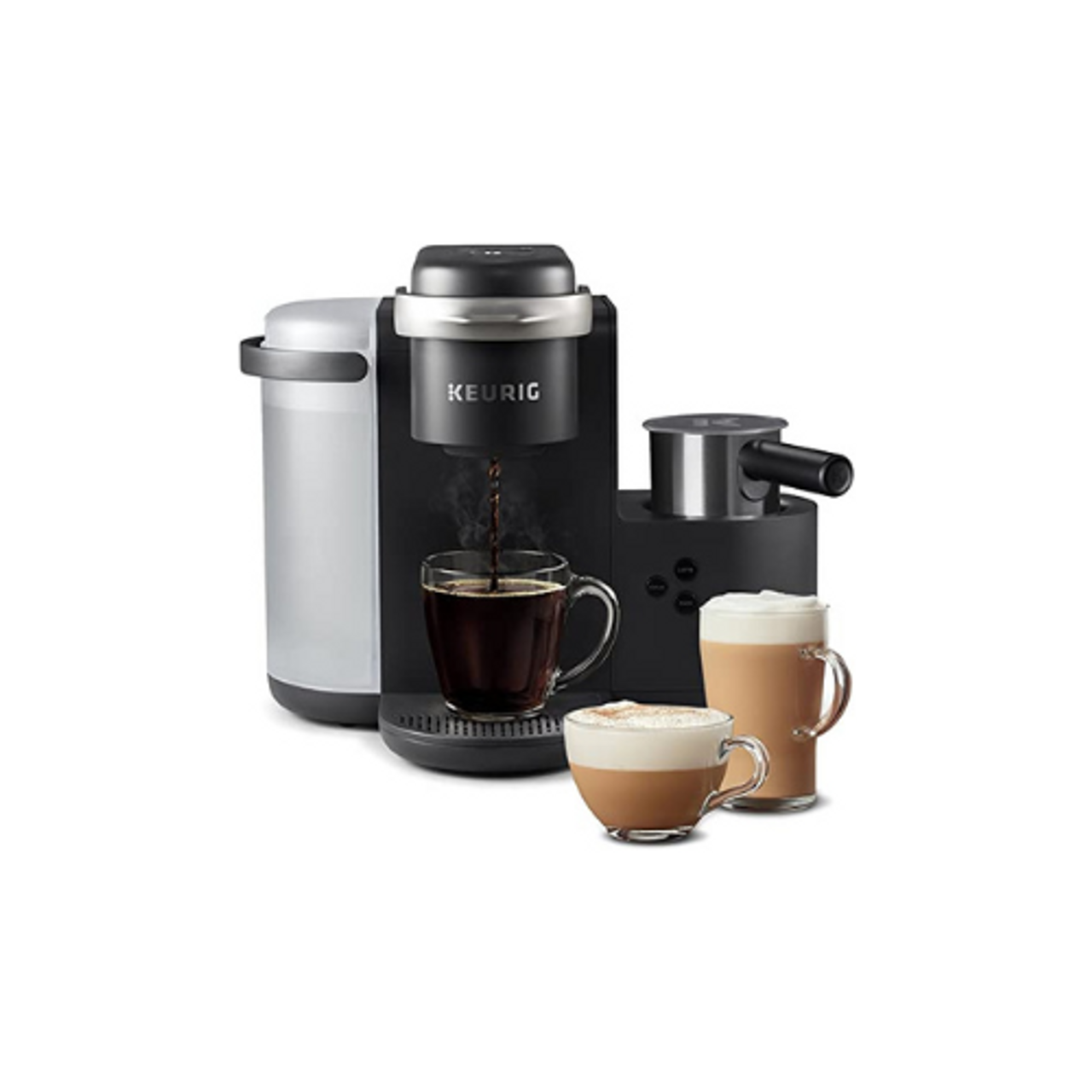 Keurig K-Cafe Single Serve K-Cup Coffee, Latte and Cappuccino Maker, Dark Charcoal